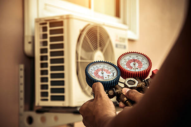 Professional Air Conditioning Service technician working in Cassadaga, FL